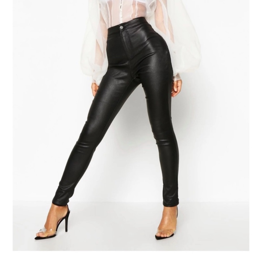 Boohoo faux leather pants